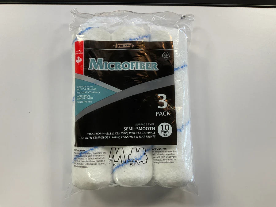 Pintar Microfiber Roller -3pk