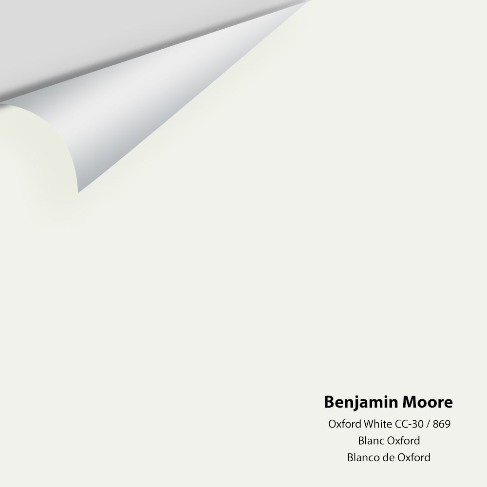 Benjamin Moore - Oxford White 869 / CC-30 Colour Sample