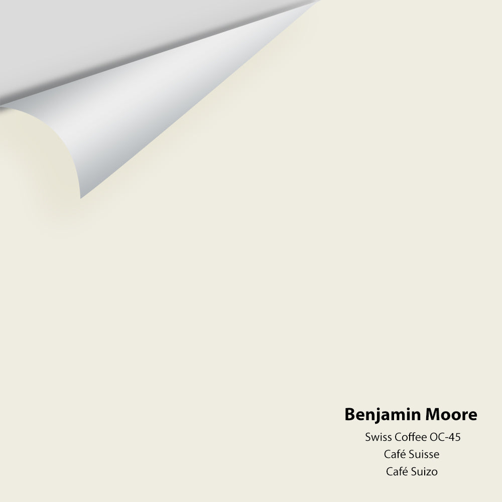 Benjamin Moore - Swiss Coffee OC-45 Colour Sample