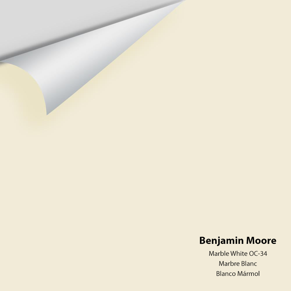 Benjamin Moore - Marble White 942 / OC-34 Colour Sample