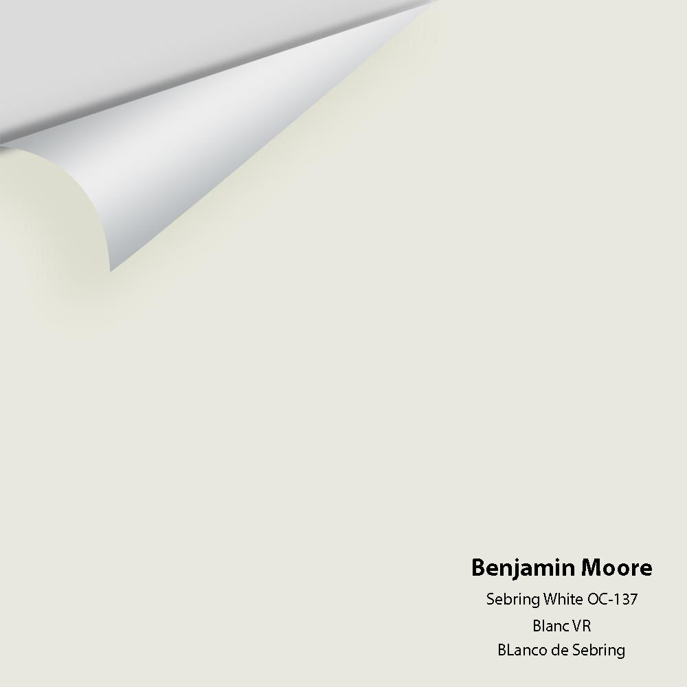 Benjamin Moore - Sebring White 1492 / OC-137 Colour Sample