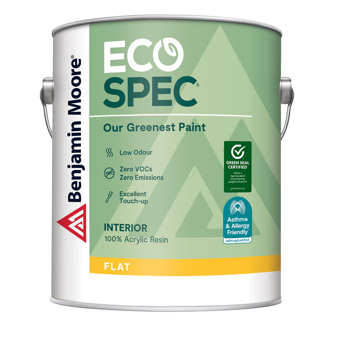 Eco Spec -Interior Flat Finish Y373 greenest and lowest odour paint that meets or exceeds strict environmental and performance criteria