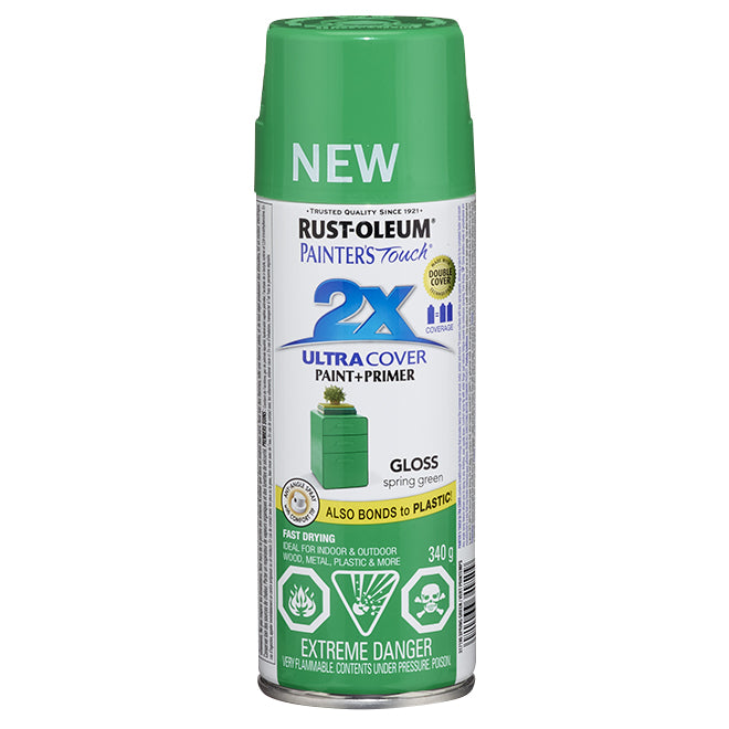 Rust-Oleum Painter's Touch 2X Custom 5-in-1 Spray Dial Aerosol Paint in Gloss-Spring Green