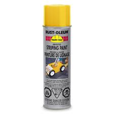 Rust-Oleum Professional Inverted Striping Paint In Yellow, 510 G Aerosol