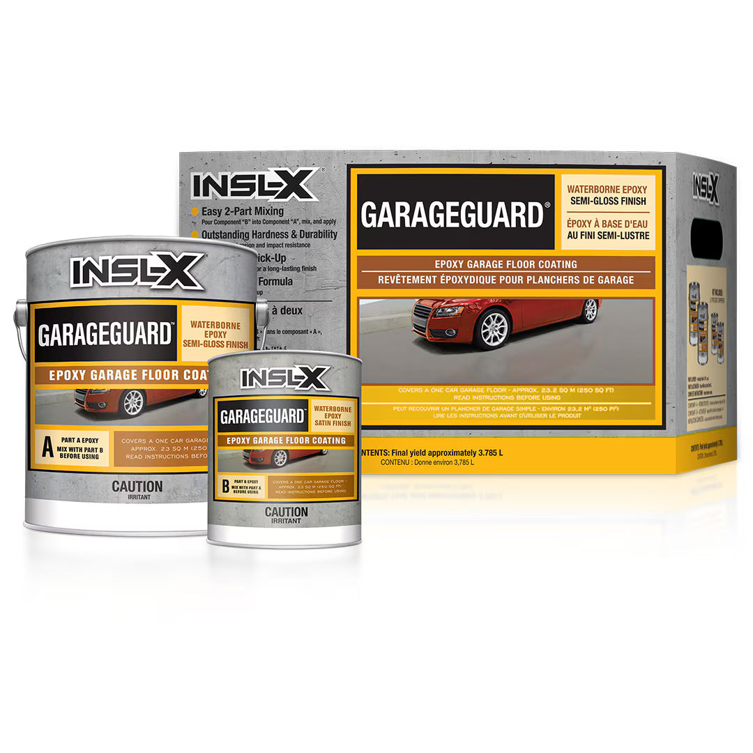 GarageGuard® 2-Part Waterborne Epoxy - Semi-Gloss
