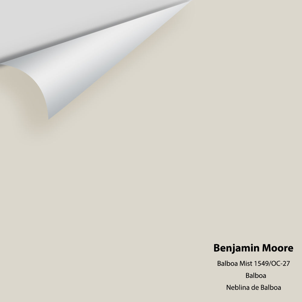 Benjamin Moore - Balboa Mist 1549 / OC-27 Colour Sample