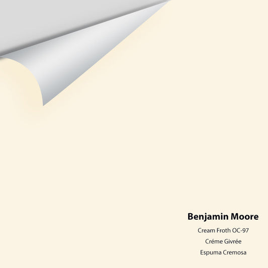 Benjamin Moore - Cream Froth 2158-70 / OC-97 Colour Sample