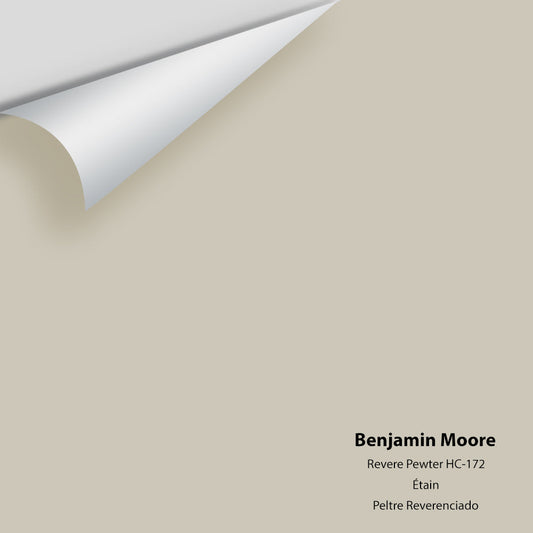 Benjamin Moore - Revere Pewter HC-172 Colour Sample