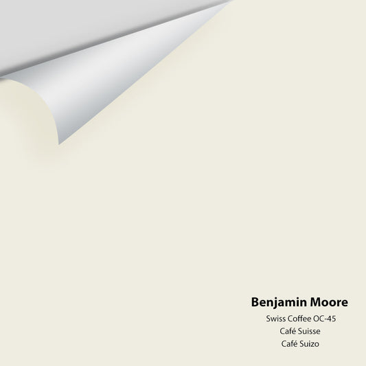 Benjamin Moore - Swiss Coffee OC-45 Colour Sample