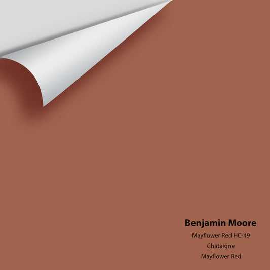 Big Paint Chip - Mayflower Red HC-49 Colour Sample
