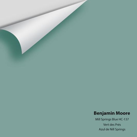 Benjamin Moore - Mill Springs Blue HC-137 Colour Sample