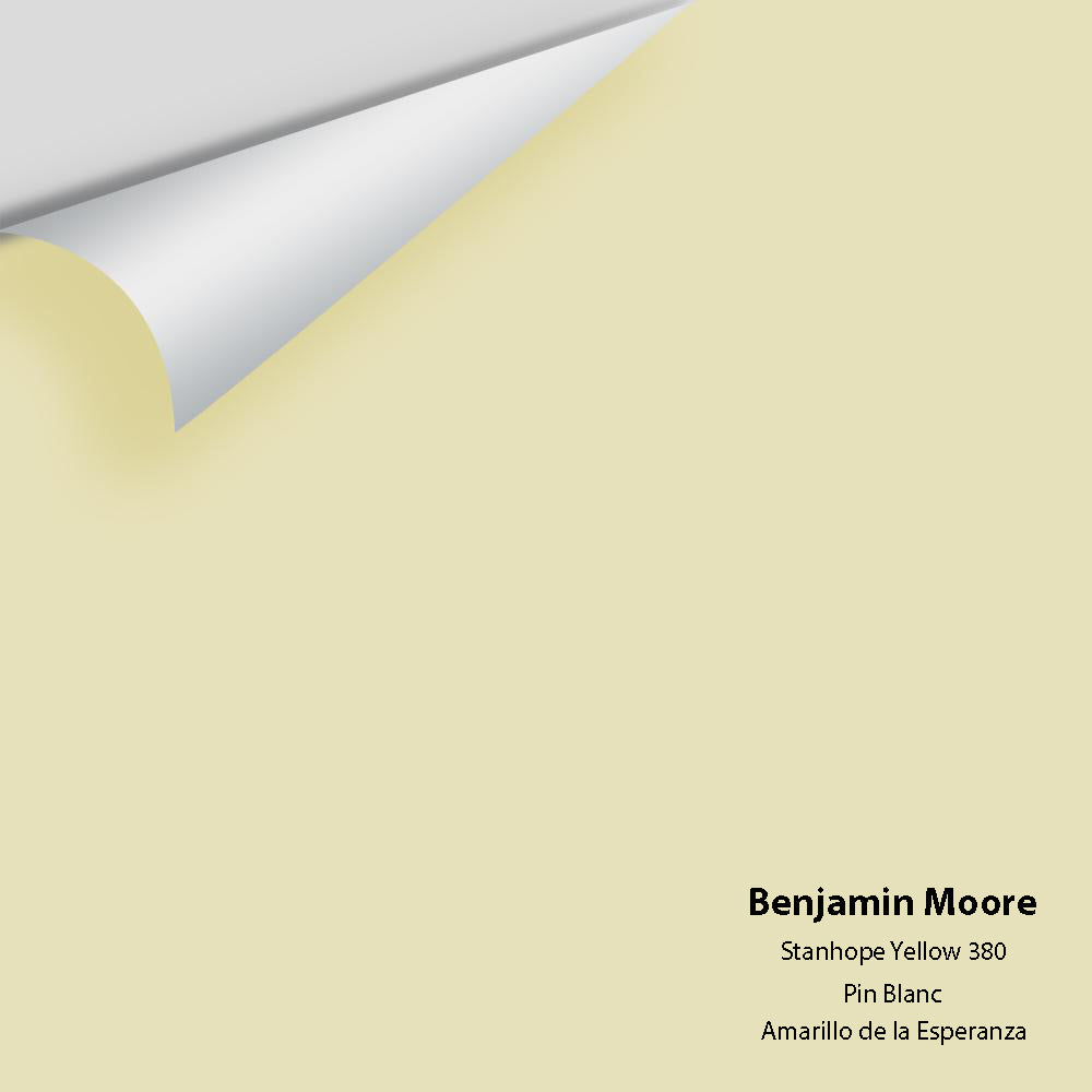Benjamin Moore - Stanhope Yellow 380 Colour Sample