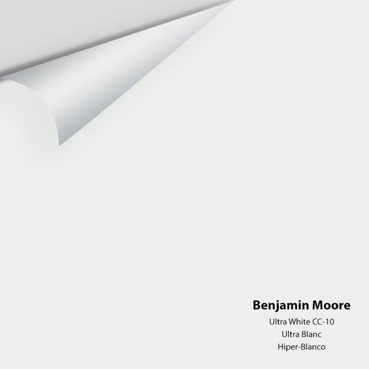 Benjamin Moore - Ultra White CC-10 Colour Sample