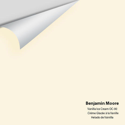 Benjamin Moore - Vanilla Ice Cream 2154-70 / OC-90 Colour Sample