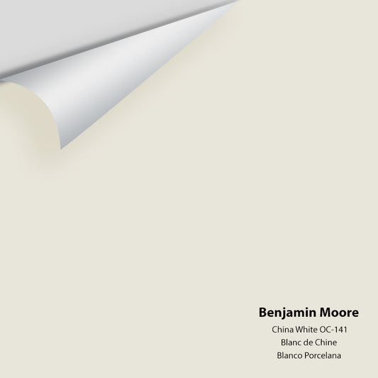 Benjamin Moore - China White OC-141 Colour Sample