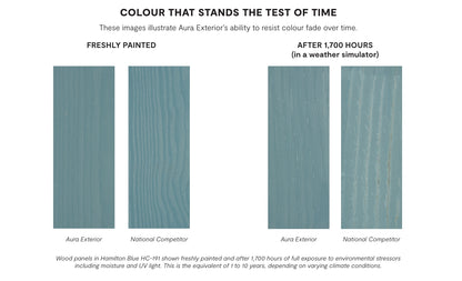 Aura Waterborne Exterior Paint - Satin Finish F631