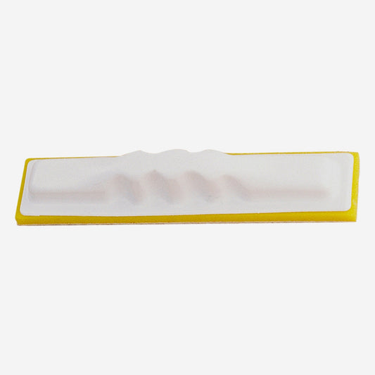 A. Richard 11500 wallpaper smoother, white plastic blade with yellow edge, 11-1/2 by 2-1/4 inches