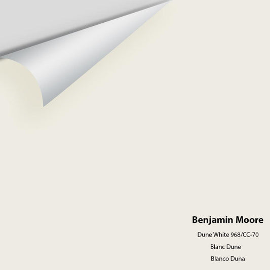 Benjamin Moore - Dune White 968 / CC-70 Colour Sample