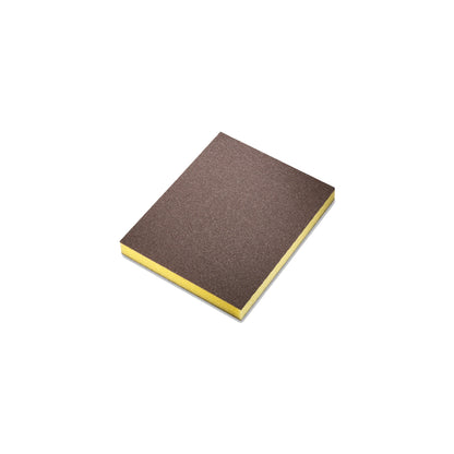 Sia Flex fine grit sanding pad, yellow foam block for sanding furniture before painting