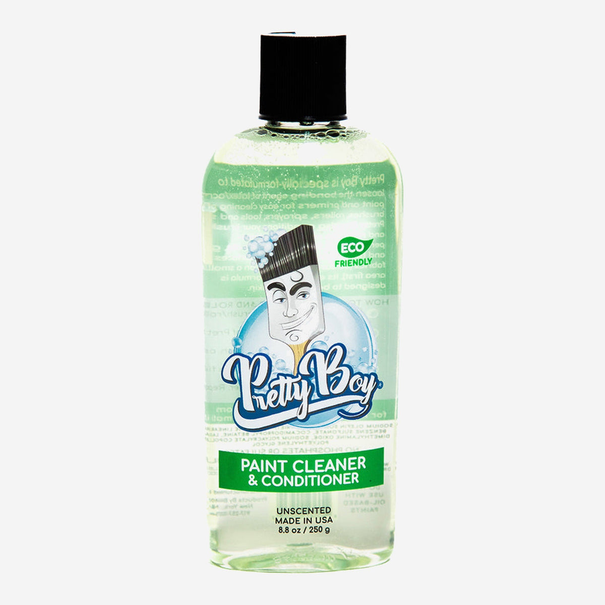 Pretty Boy Paint Cleaner and Conditioner 8.8 oz bottle, brush cleaner and conditioner for paint brushes