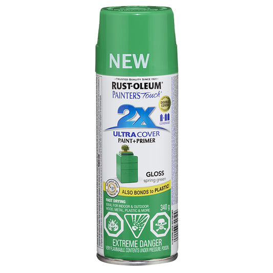 Rust-Oleum Painter's Touch 2X Custom 5-in-1 Spray Dial Aerosol Paint in Gloss-Spring Green