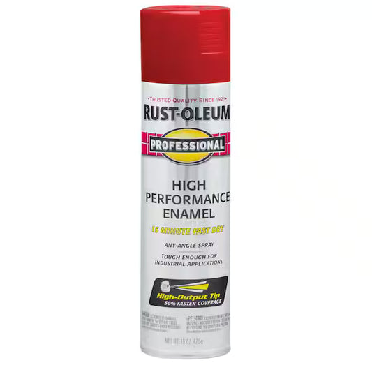15 oz. High Performance Enamel Gloss Safety Red Spray Paint