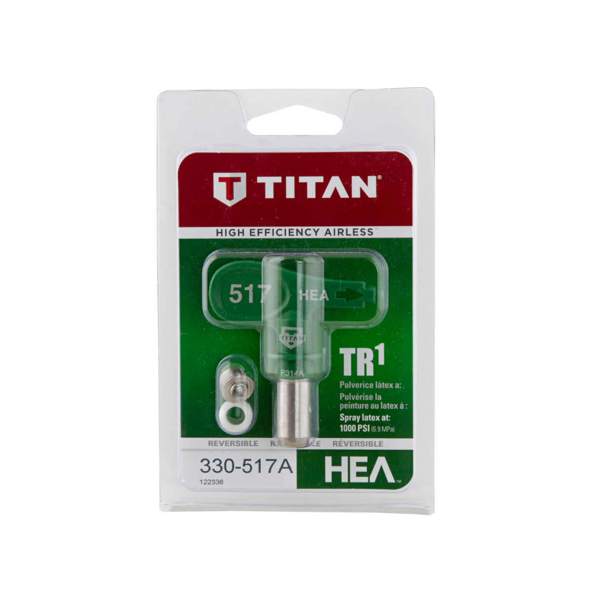 Titan TR1 HEA High Efficiency Airless Paint Spray Tip