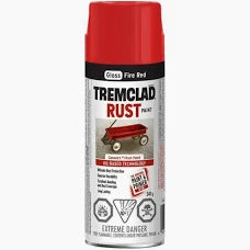TREMCLAD Rust Spray Paint - Gloss Fire Red, 340 g